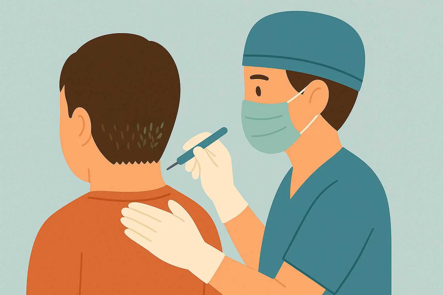 植髮取髮部位還會長頭髮嗎？