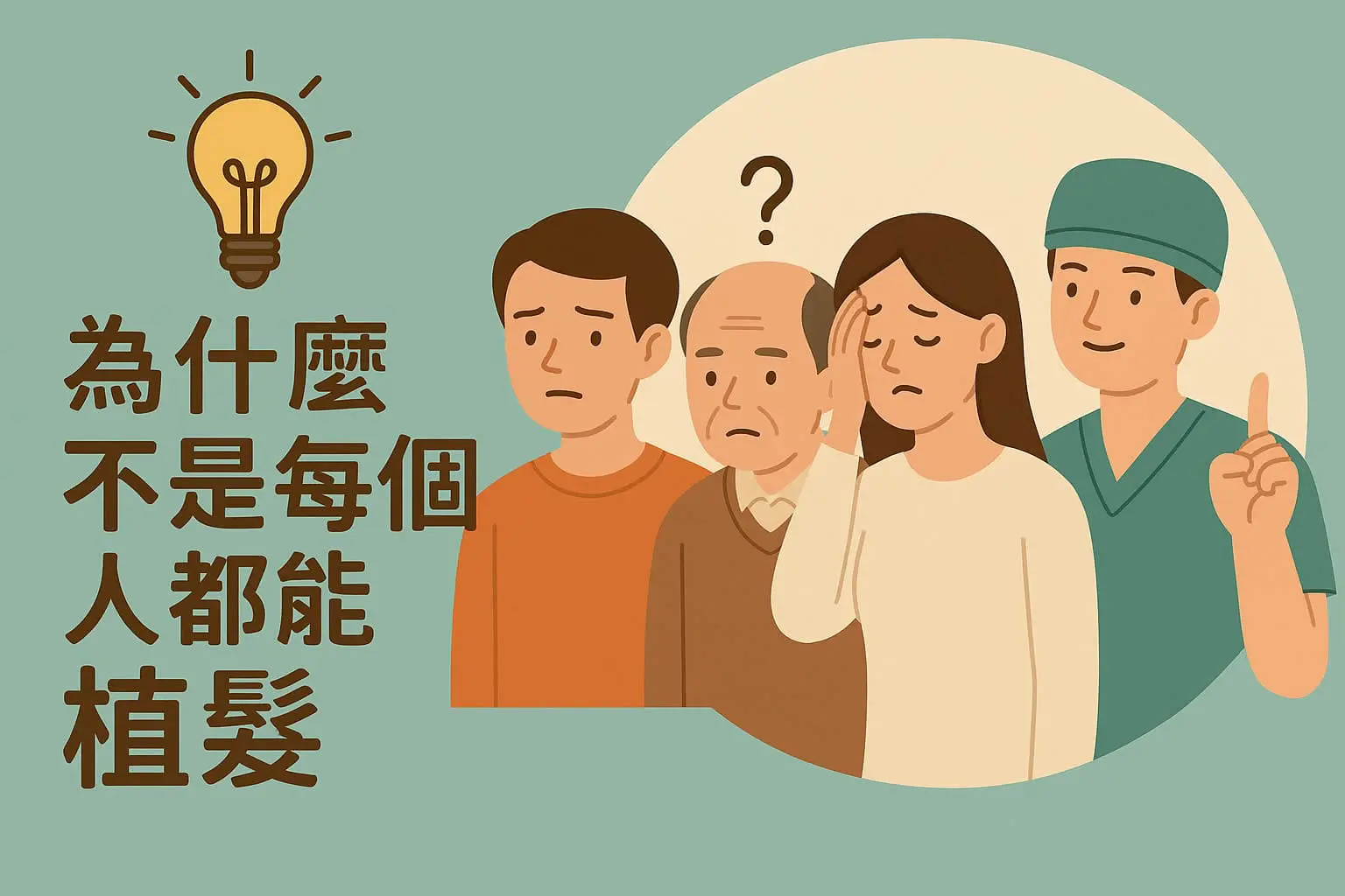 植髮手術適合所有人嗎？