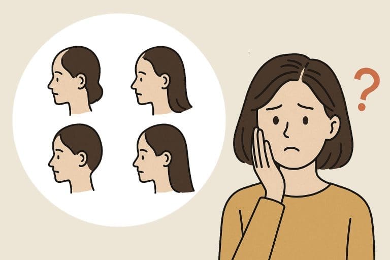 女性雄性禿、M型禿、三角禿怎麼分？