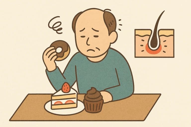 吃多甜食會導致掉髮嗎？