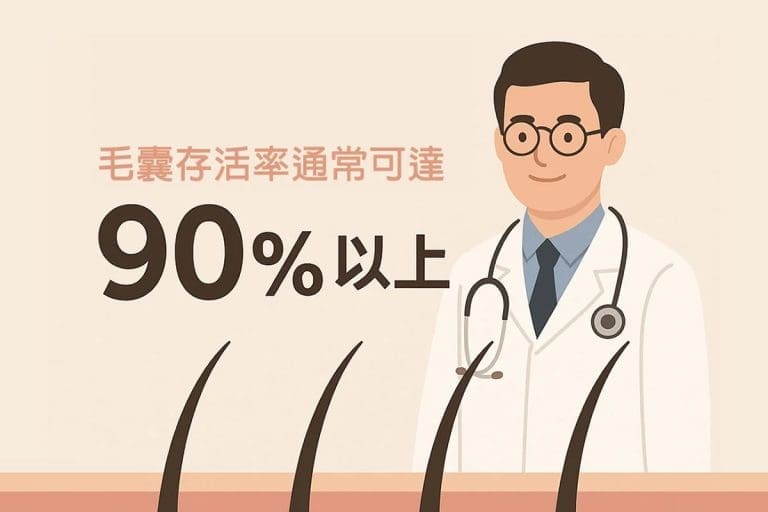 植髮存活率有多少？
