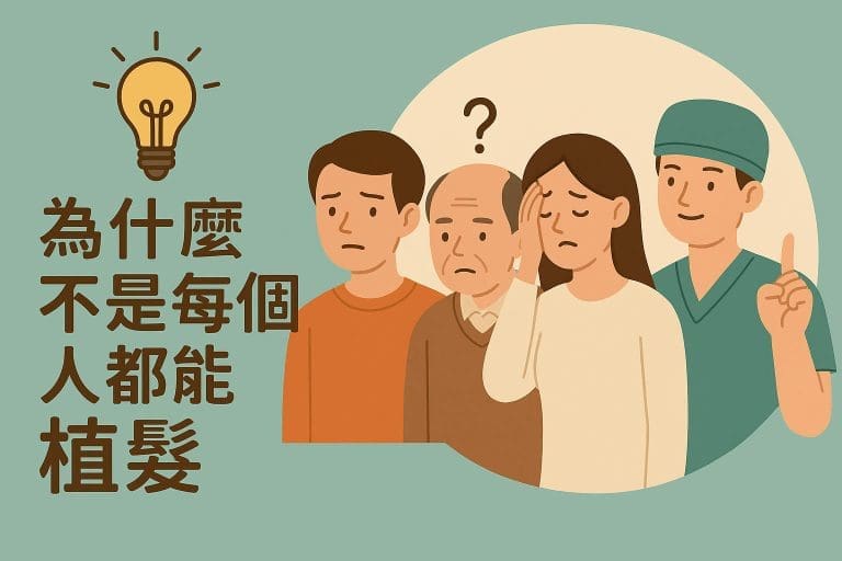 植髮禁忌症有哪些？10種暫緩條件與評估