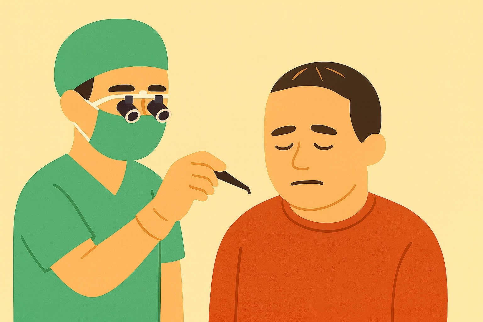 no shave hair transplant