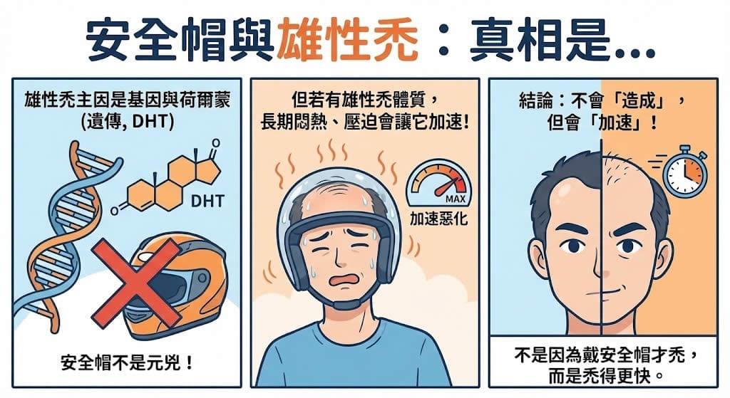 戴安全帽與掉髮衛教 3