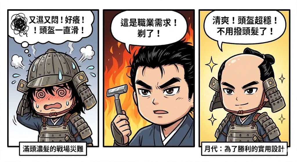 理由一頭盔真的很熱