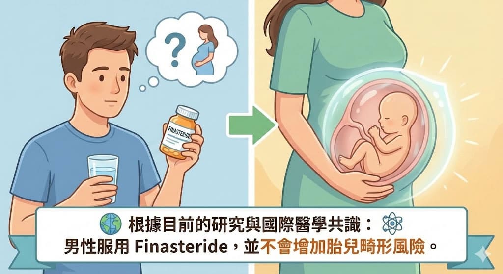 男性服用非那雄胺備孕 1