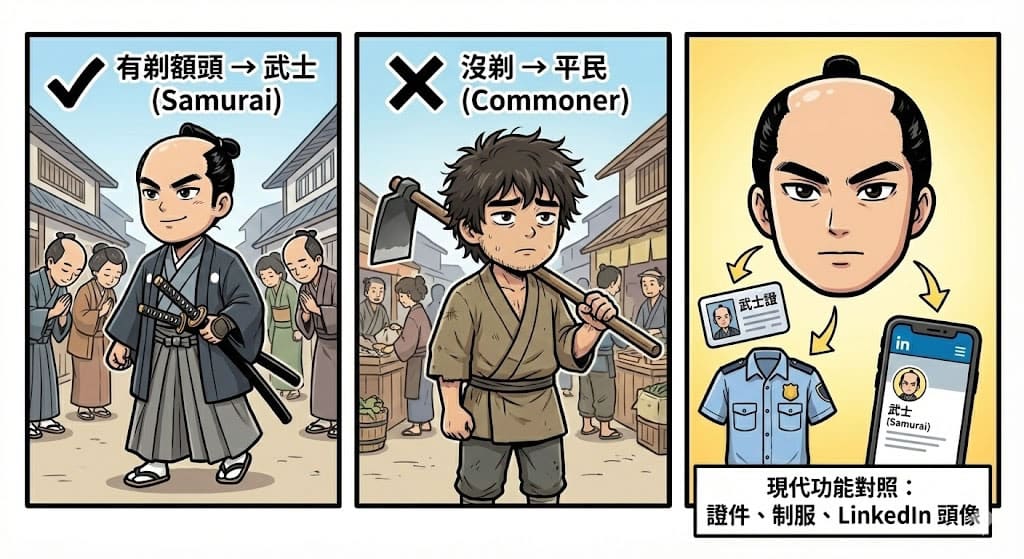 這是武士專屬髮型