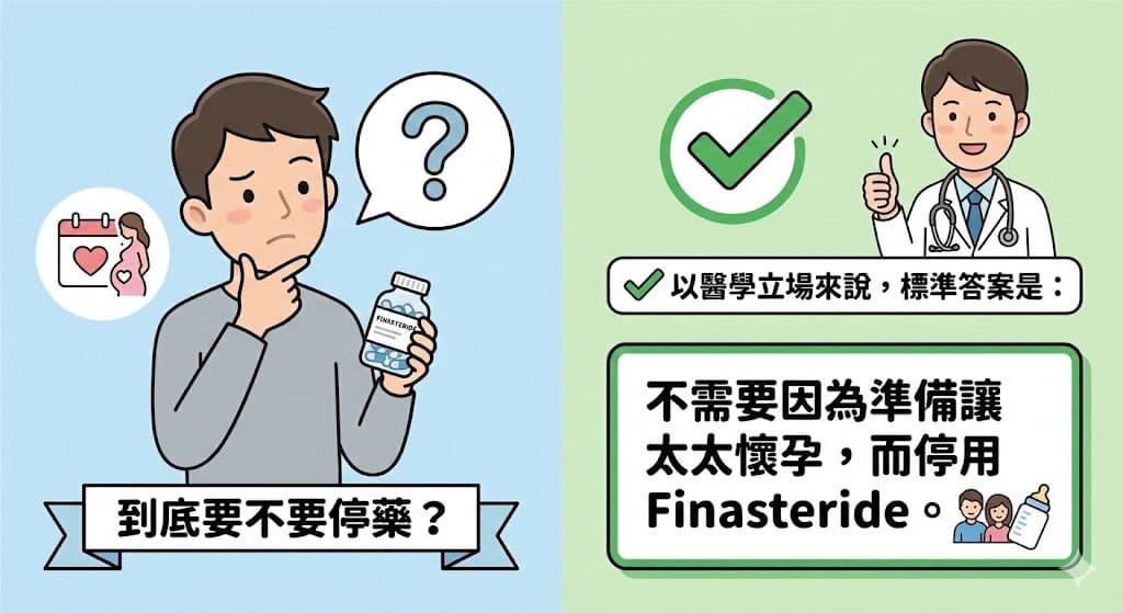 男性服用非那雄胺備孕 2