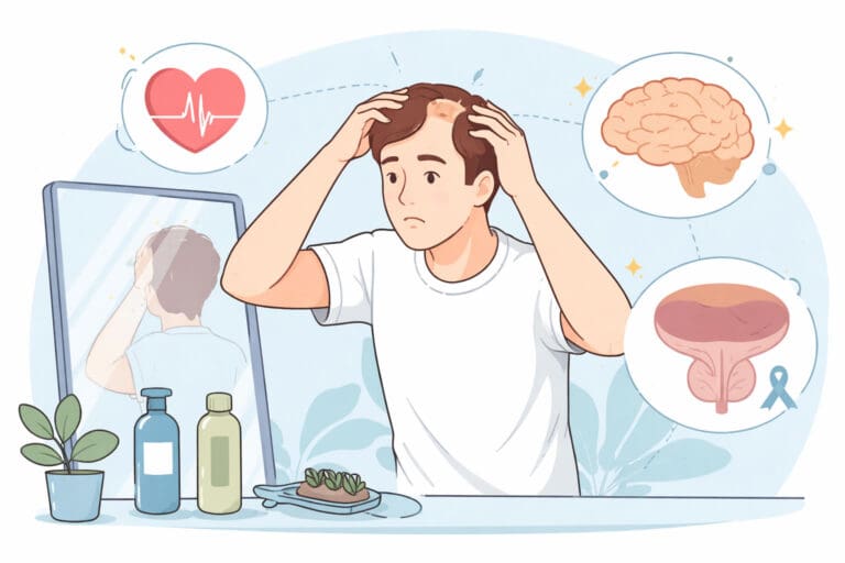 雄性禿會影響智商或健康嗎？