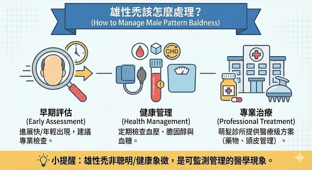 雄性禿該怎麼處理