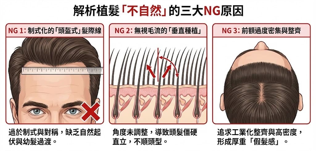 為什麼有些植髮成果看起來不自然