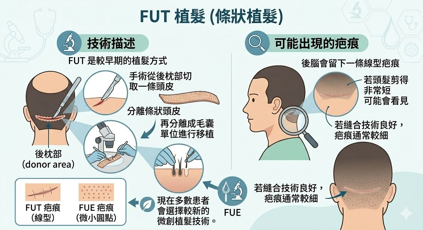 FUT 植髮疤痕