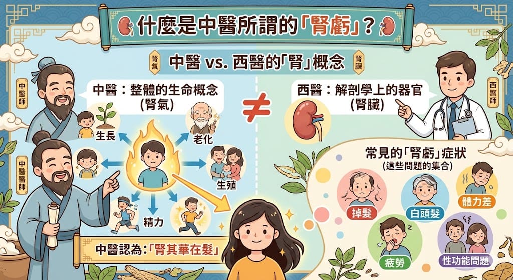 中醫所謂的腎虧是什麼