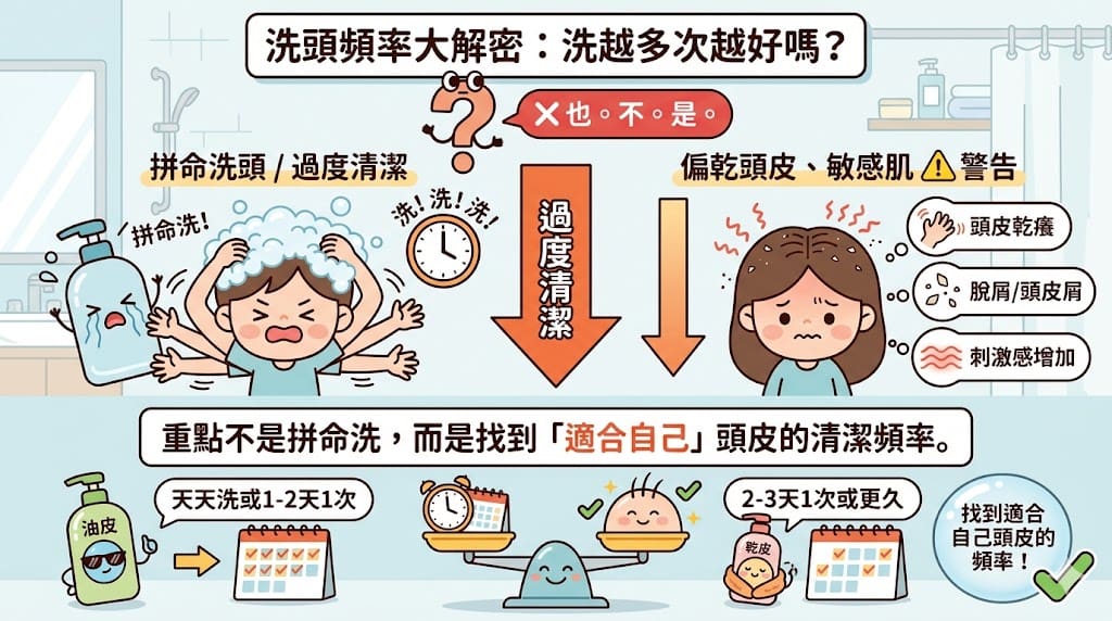 洗頭兩次與頭皮清潔方式 3