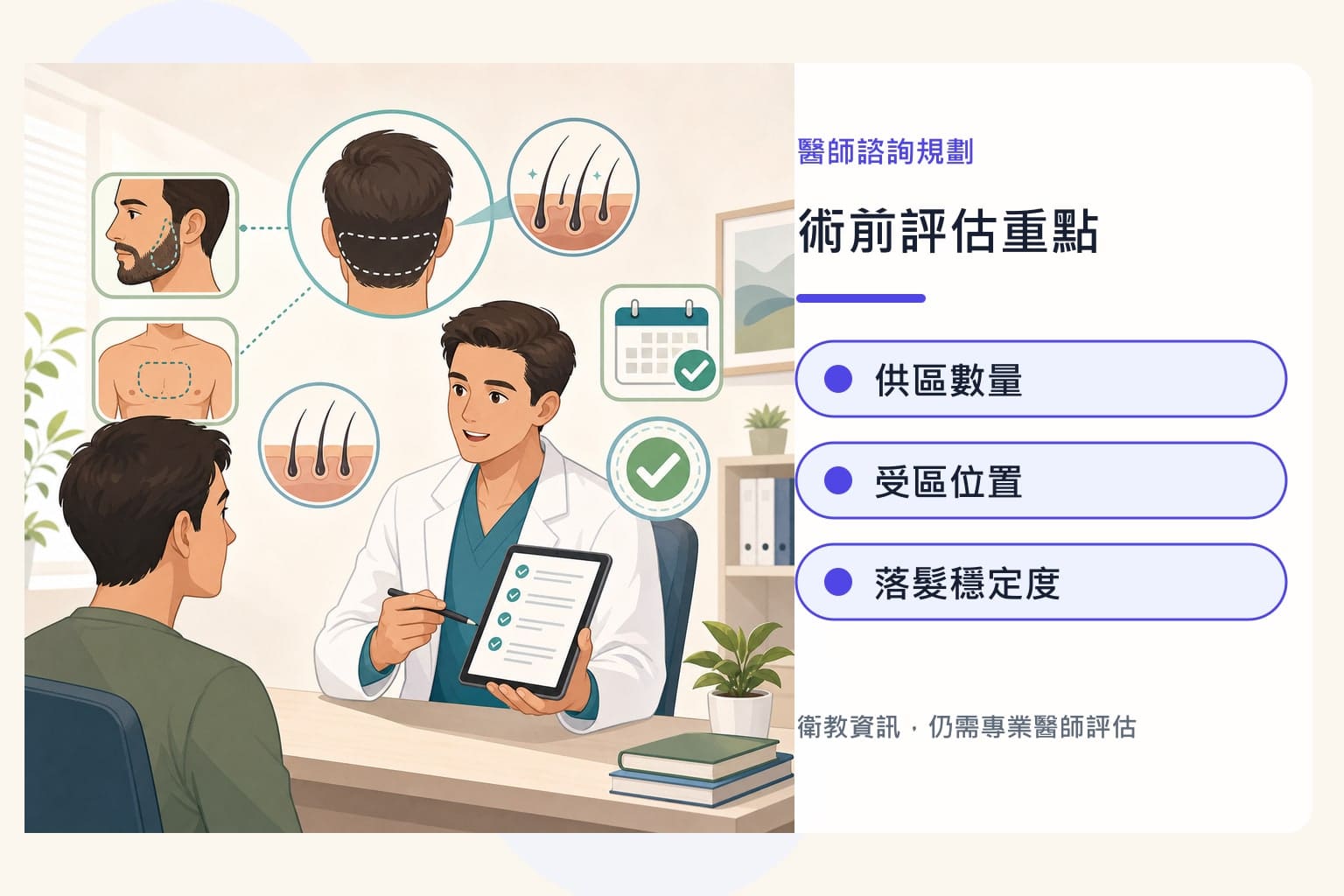 萌髮植髮診所體毛植髮評估 5