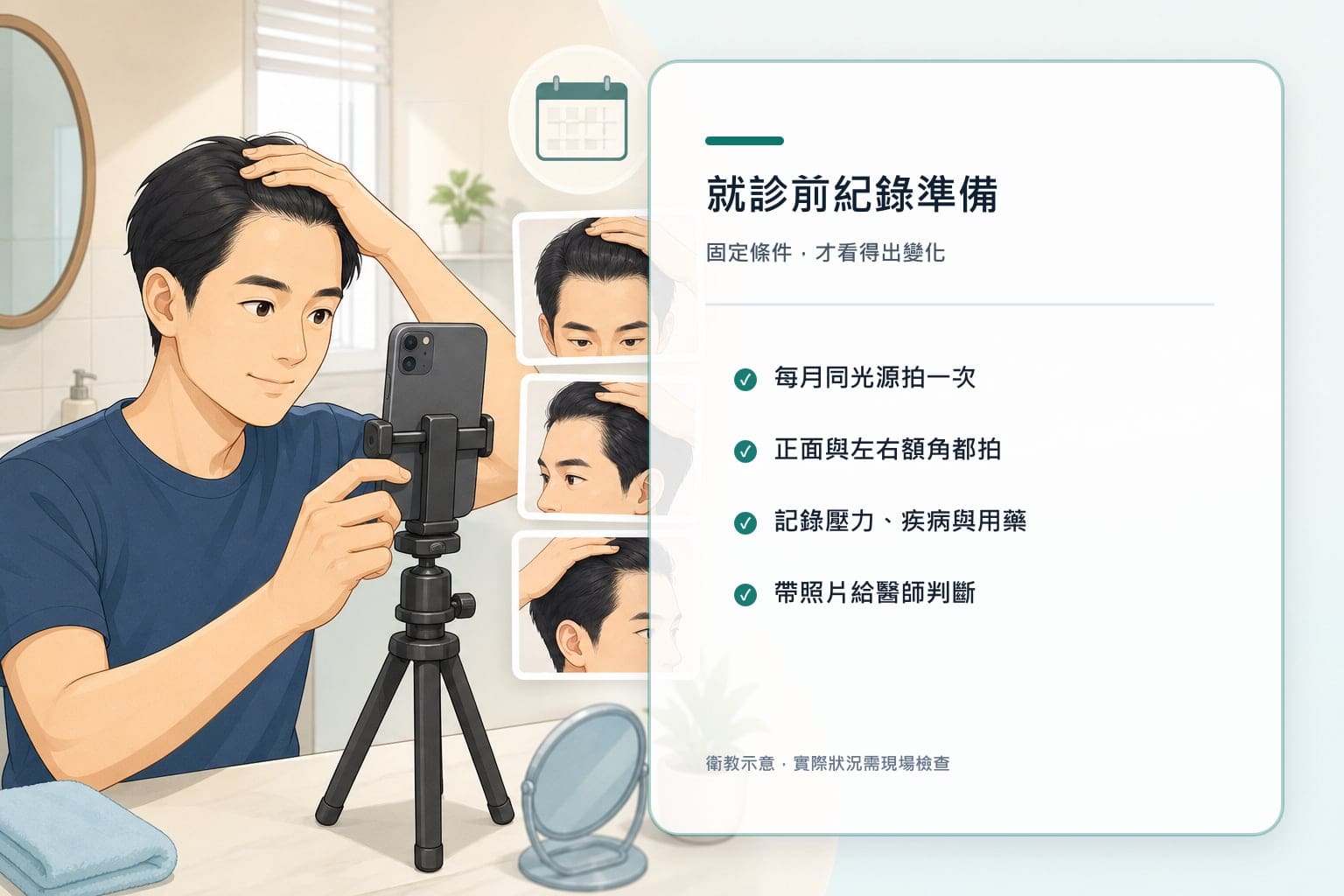 M型禿初期判斷與治療評估 6