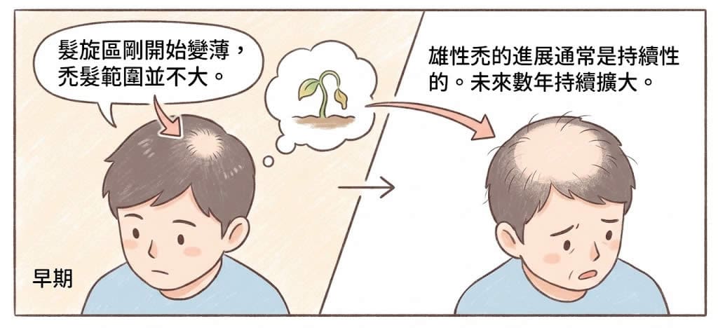 為什麼髮旋區植髮要特別小心