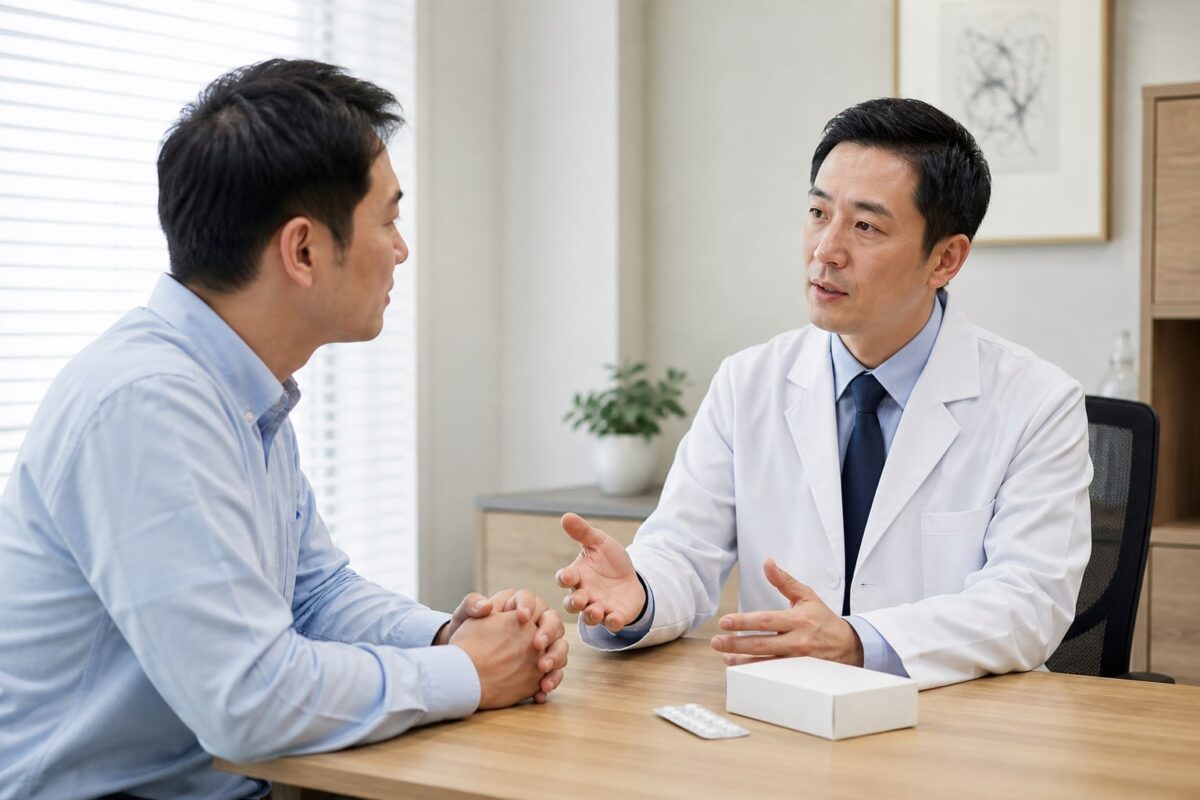Finasteride 用藥前與醫師討論性功能副作用