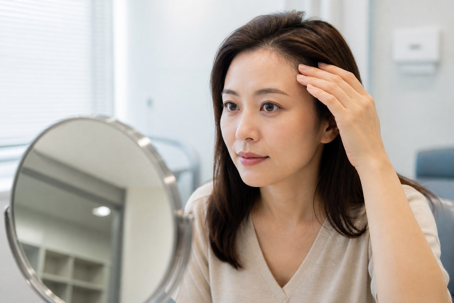 女性髮際線植髮降低幅度與設計評估