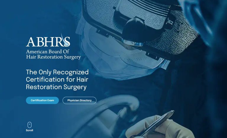 ABHRS 官方毛髮移植外科認證封面